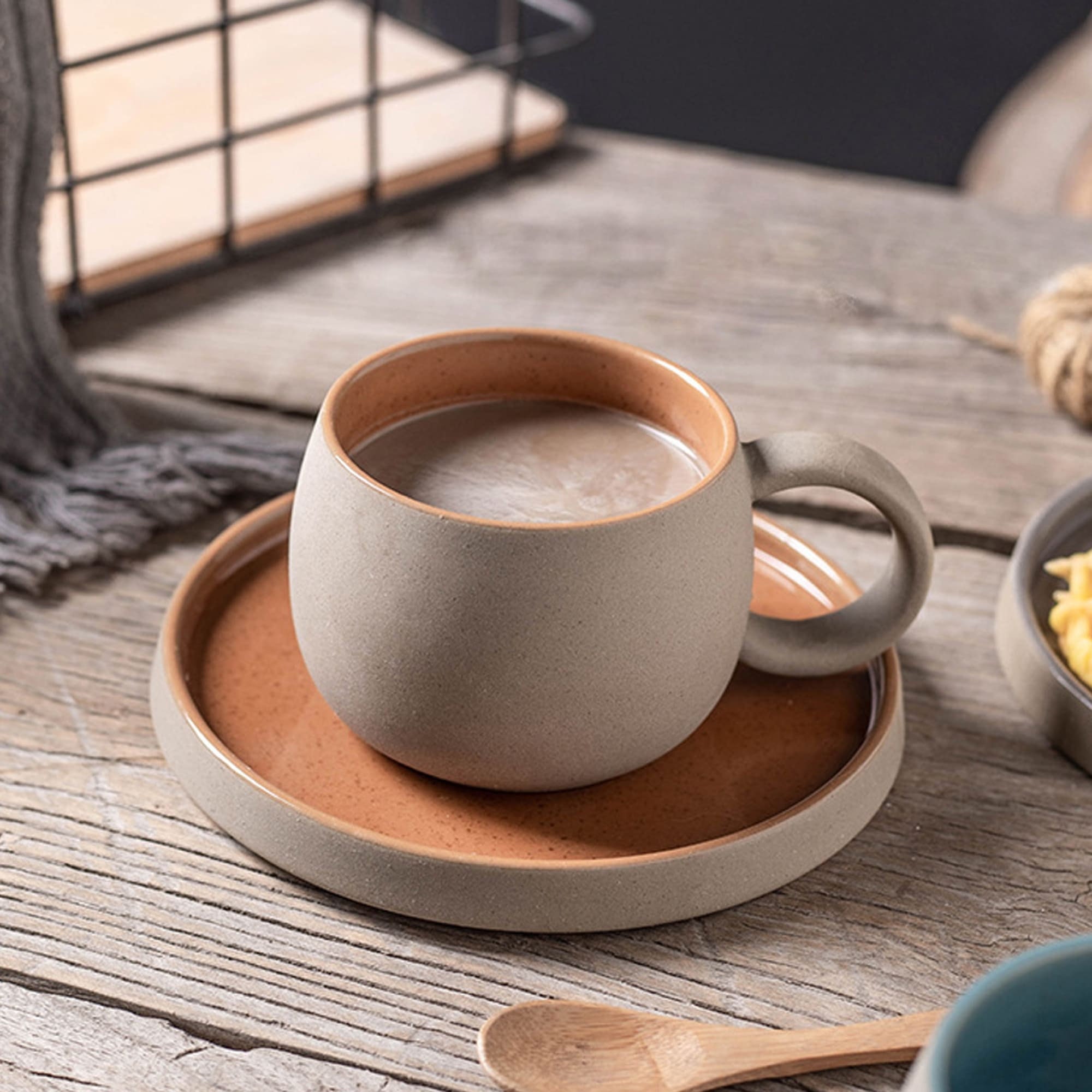 Luxury Coffee Mug Set Ceramics Cups 300ml Tea Milk Juice Chocolate