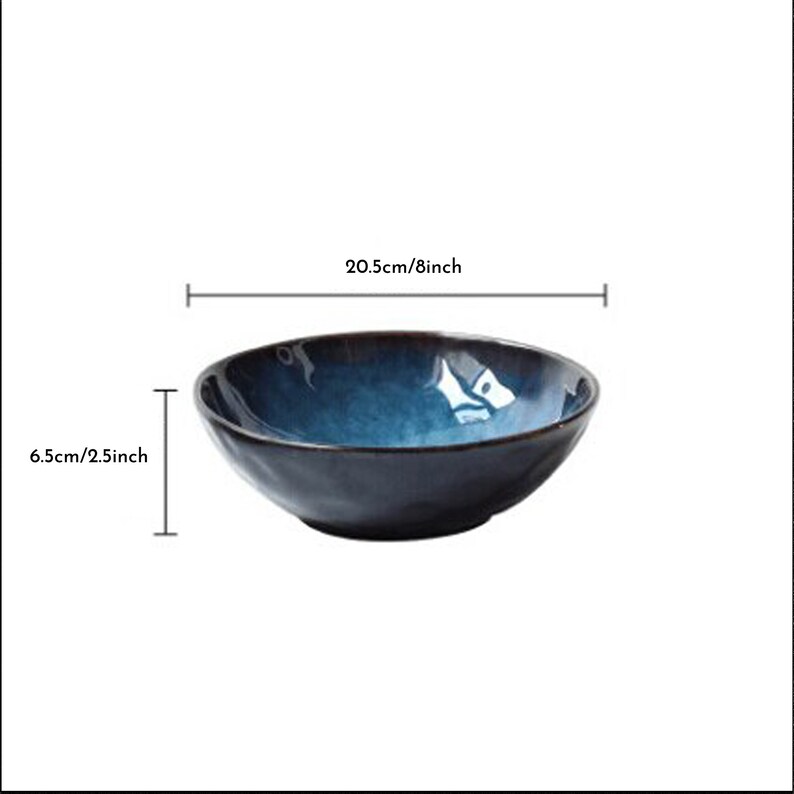 Ceramic Soup Bowl Japanese Style Noodle Bowl Irregular Bowl Etsy