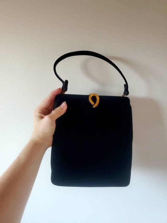 Audrey Embossed Leather Evening Bag