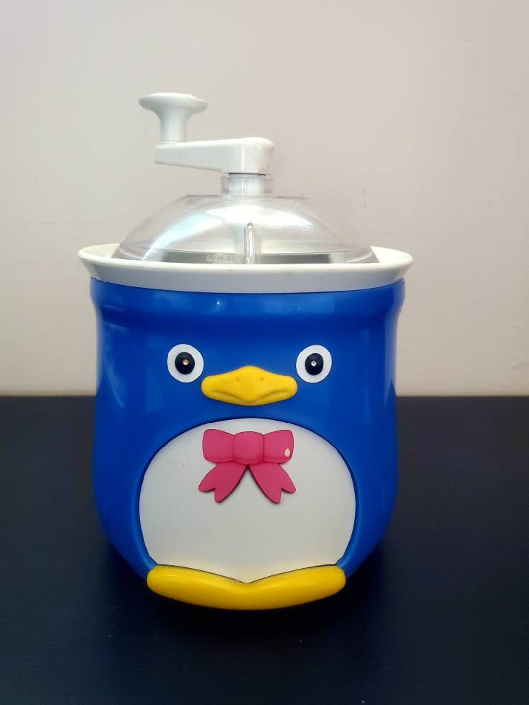 Vintage Ice Cream Maker Donvier Chilly the Penguin 1 Pint Hand Etsy