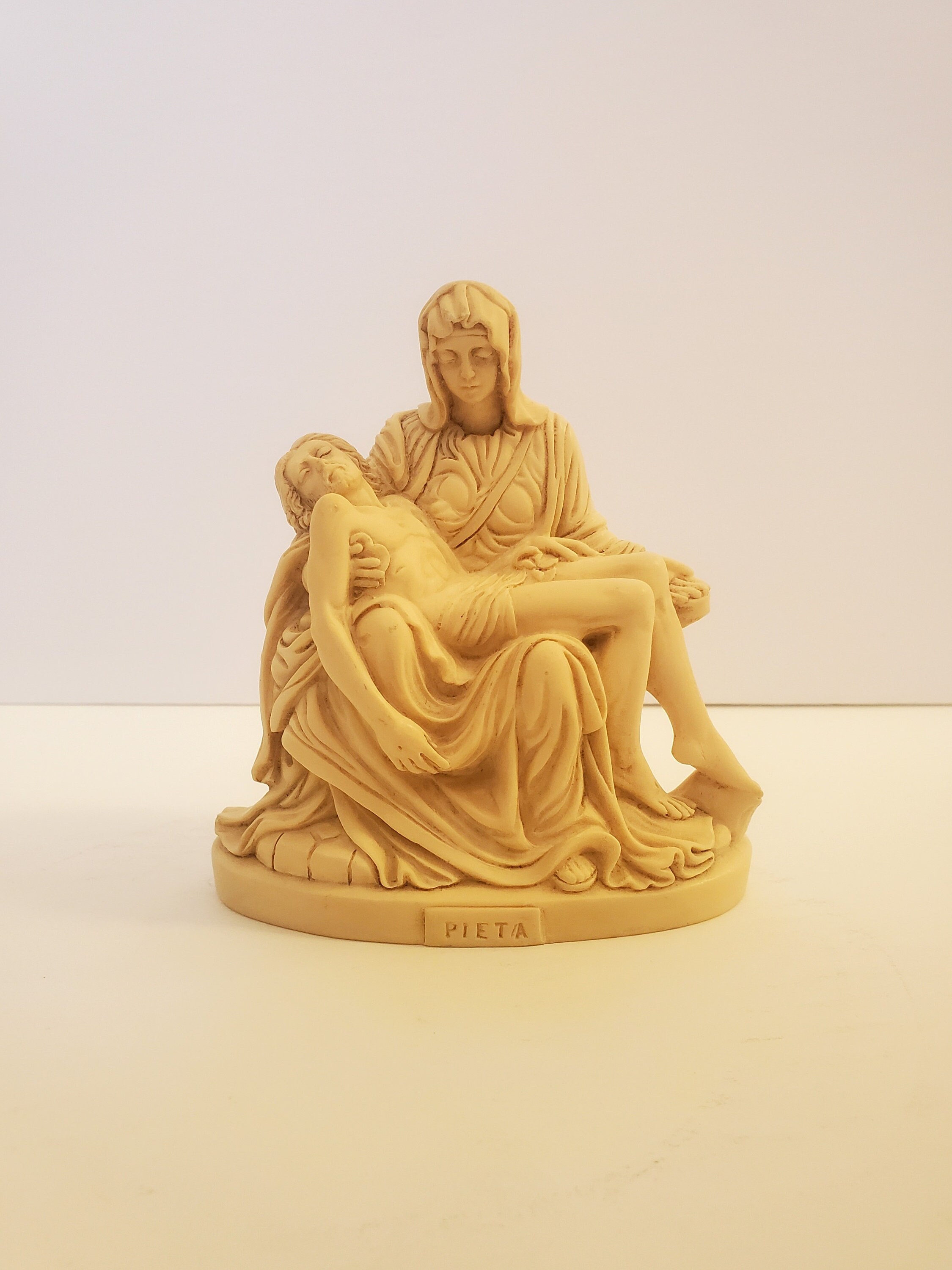 Vintage Italian Sculpture Figurine Pieta, Vintage Religious Figurine Etsy