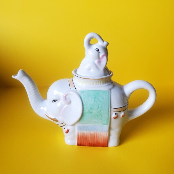Elephant Teapot Etsy