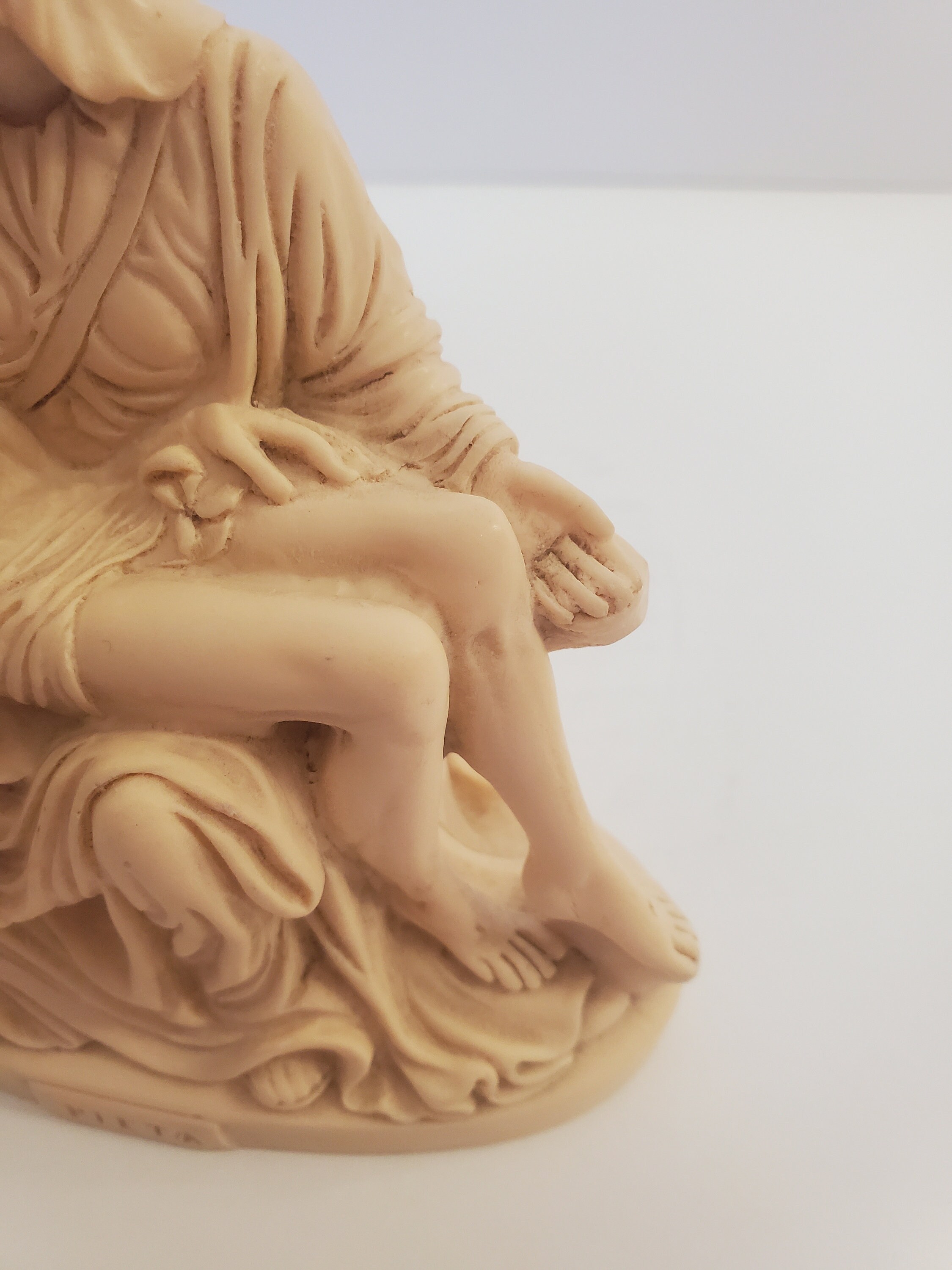 Vintage Italian Sculpture Figurine Pieta, Vintage Religious Figurine Etsy