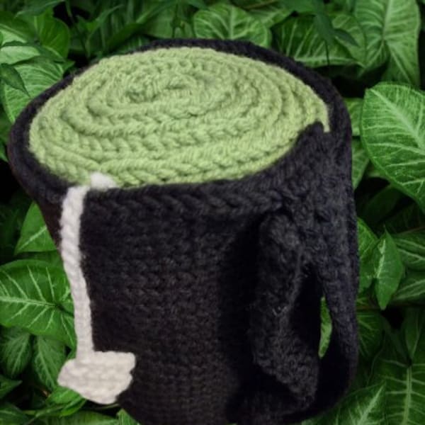 Green Tea Scarf Circular Knitting Machine Pattern