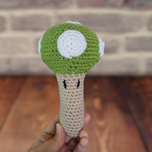 Mushroom Rattle Crochet Pattern
