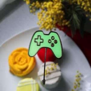 Game Controller Cupcake Topper Commercial Use STL File