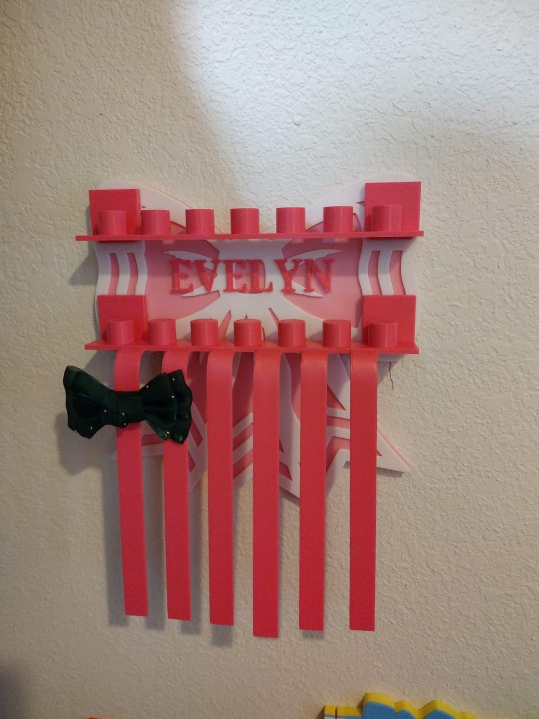 Cheer Bow Ring/medal Wall Display for Single Color Printer With ...