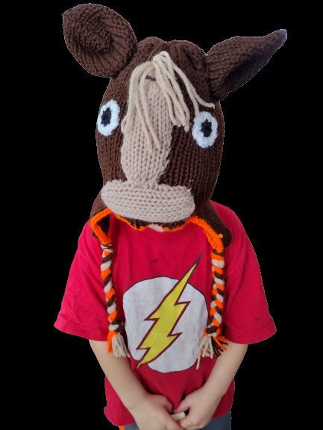 Horse Hat With Earflaps Pattern Circular Knitting Machine Etsy