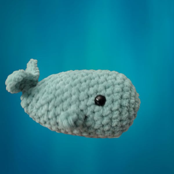 Whale Plushie No Sew Narwhal Low Sew Crochet Pattern