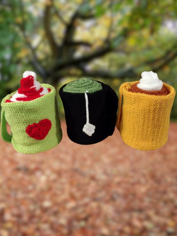 Mug Scarf Collection of Circular Knitting Machine Patterns