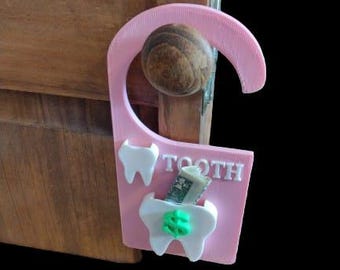 Tooth Fairy Doorknob Hanger Commercial Use License STL File