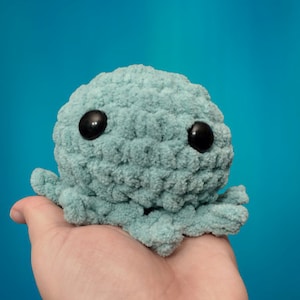 Pulpo en 2 tamaños Patrón de crochet sin costura