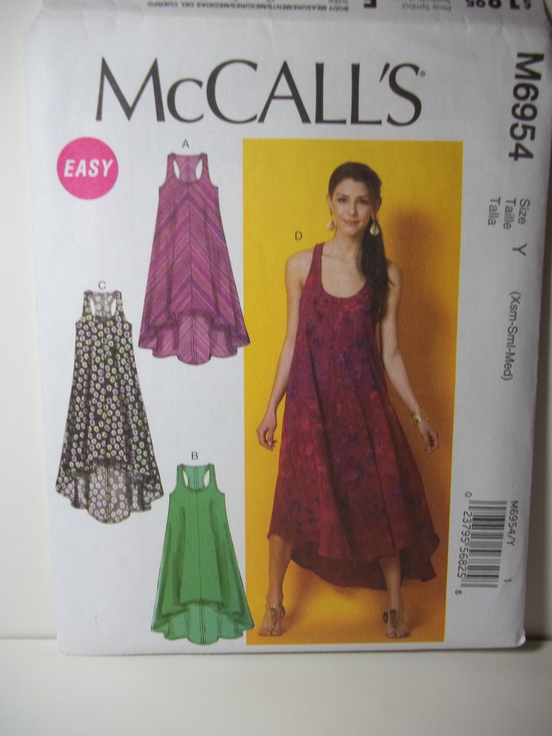 Mccall's 6954 Sundress Women's Sewing Pattern Size - Etsy