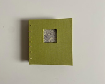 Quaderno verde fatto a mano