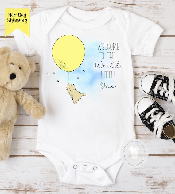 Baby Bodysuit Winnie The Pooh Baby Shower Shirts Winnie The Pooh