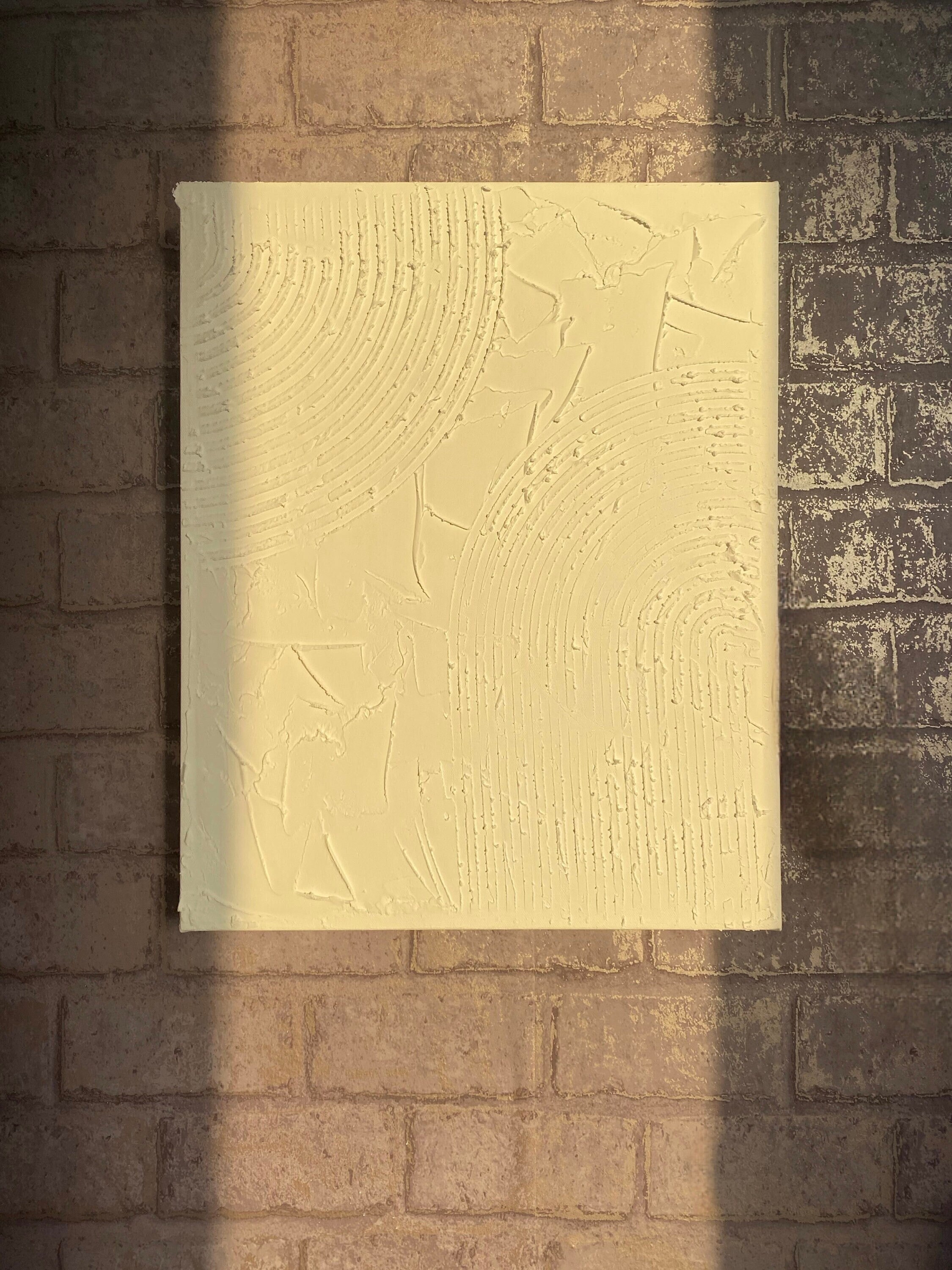 Photo inspiration: Picture Idea: Demi Arch Custom Textured Wall Art Modern Minimalist Plaster