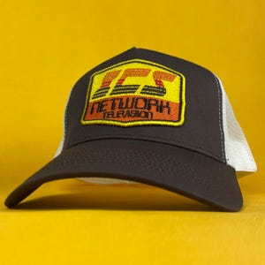 ICS Network Television Trucker Hat | Retro Movie Cap Inspired by The Running Man