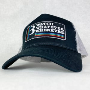 Trucker Cap von Betamax - Vintage style, Retro, Old School tech, Nostalgisch, verstellbar Snapback Cap Baseball Cap cool schwarz und grau Version
