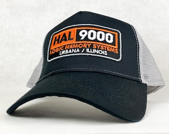 HAL 9000 Trucker Hat: 2001 A Space Odyssey Retro Logo Cap