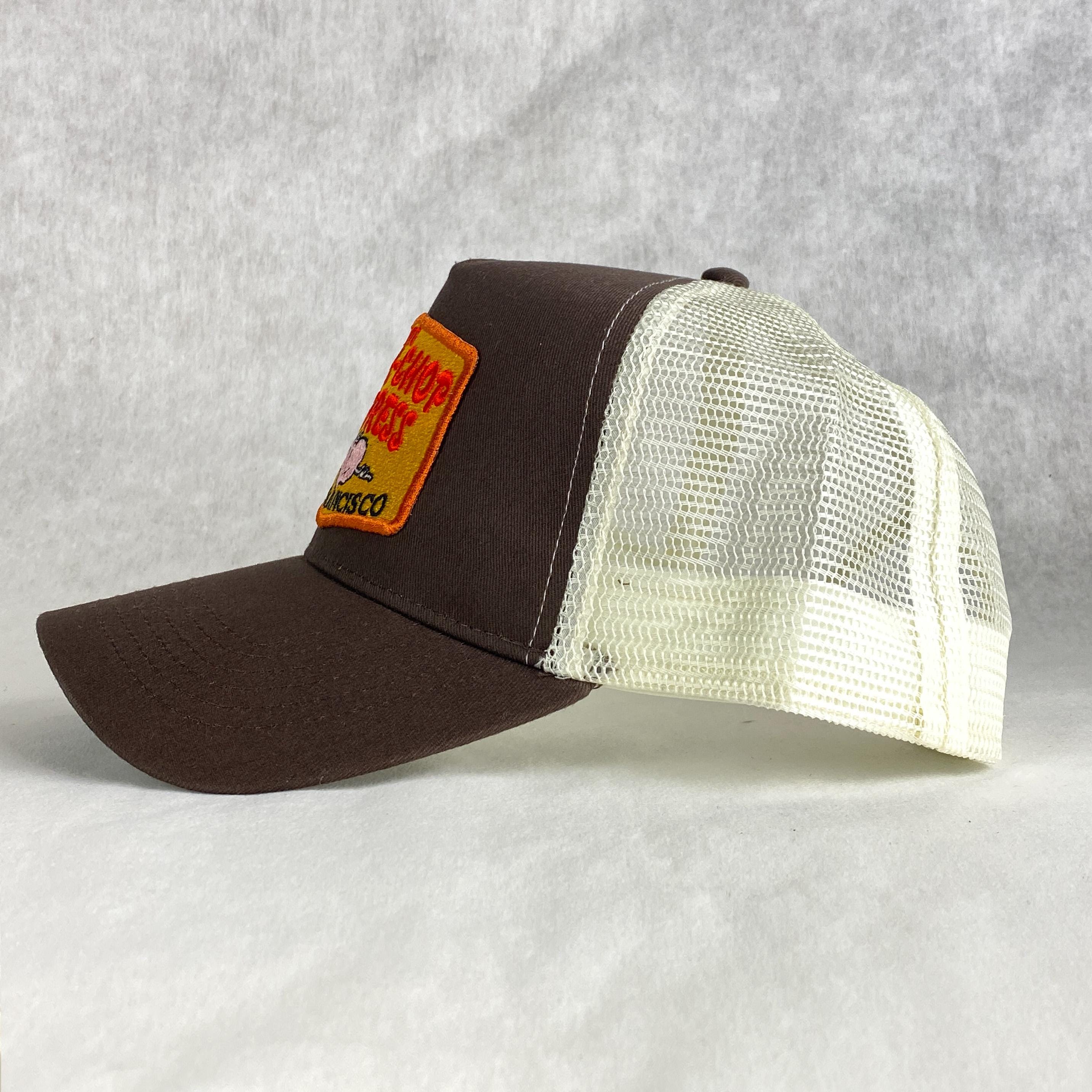 Pork Chop Express Hat: Embroidered Retro Trucker Cap - Inspired by