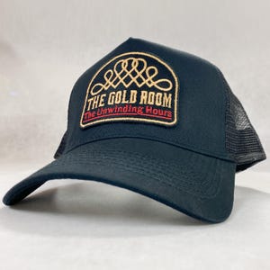 The Gold Room Trucker Cap - Inspiriert von The Shining für Film und klassisches Horror Kino Fans Einzigartige Kopfbedeckung - schwarz
