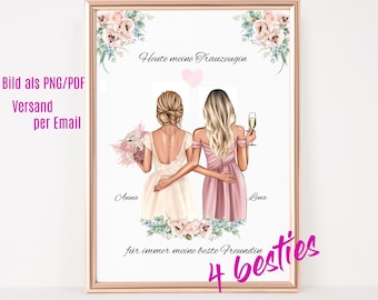 Bridesmaid Gift | Thank you maid of honor | Photo gift bridesmaid | personalized gift maid of honor | Bridesmaid gift #HZ3