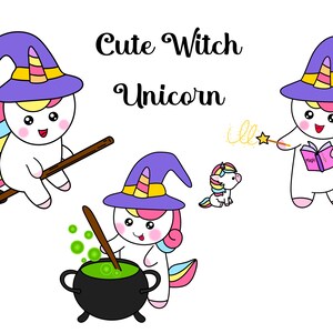 Cute Kids Witch Unicorn Girls PNG,  Witch, Boo, Monster, Horse, Unicorn, Wizard