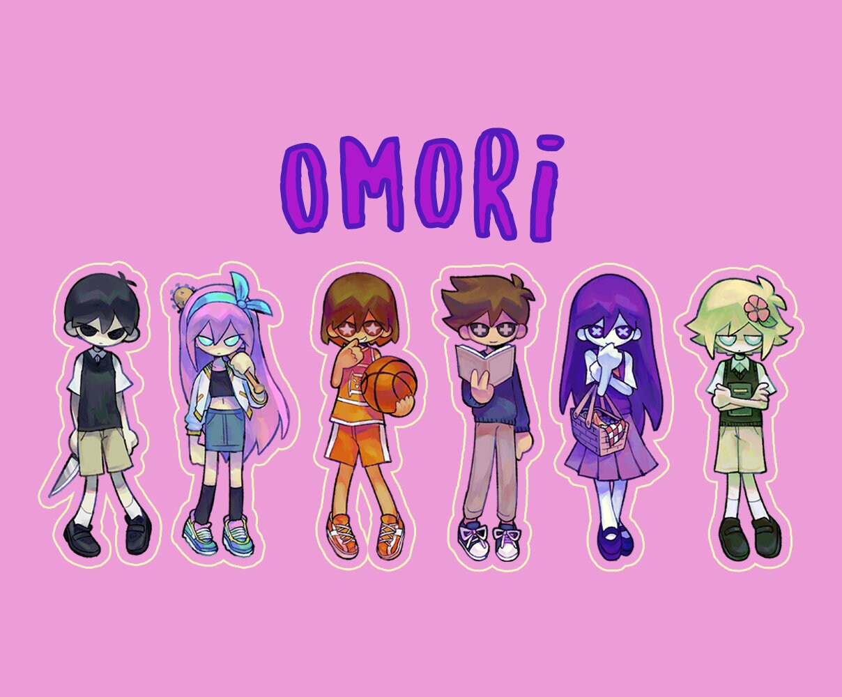 Omori Sunny Headspace / Real World Perler Keychain, Magnet, Pin, Sprite