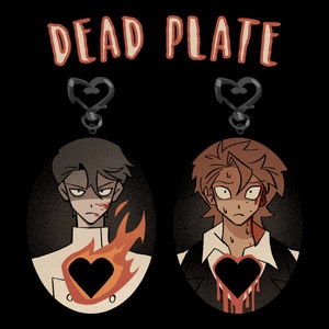 PREORDER Dead Plate Portrait Schlüsselanhänger