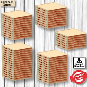 Desktop Organizer 12 x 12 Sheets Pack 8, laser cut Design, file Vector for Laser,svg,laser cut design,vector, Instant download, Digital Only