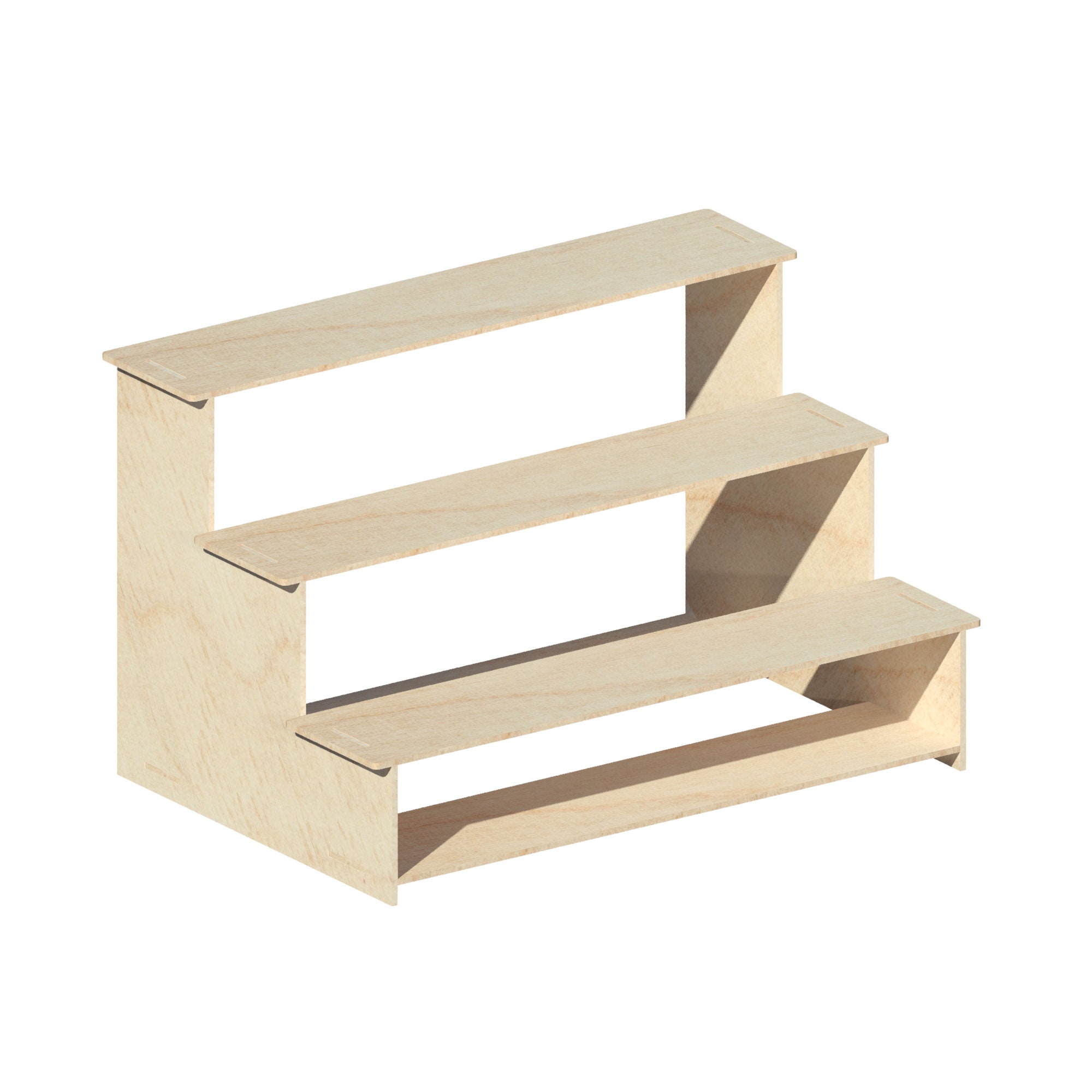 Stair Cupcake Stand Pack 2, Laser Cut Design, File Vector for Laser,svg