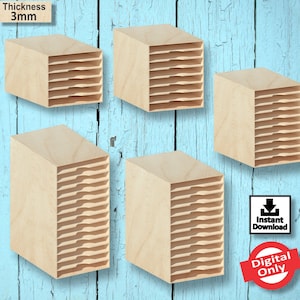 Desktop Organizer File Folio Size Pack 5, conception découpée au laser, fichier vectoriel pour laser, svg, conception découpée au laser, vecteur, téléchargement instantané, numérique uniquement