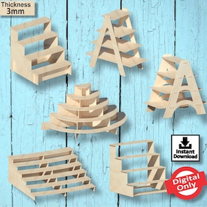 Trap Cupcake Stand Pack 1, lasergesneden ontwerp, bestand Vector voor Laser,svg,lasergesneden ontwerp,vector, plattegrond, direct downloaden, alleen digitaal