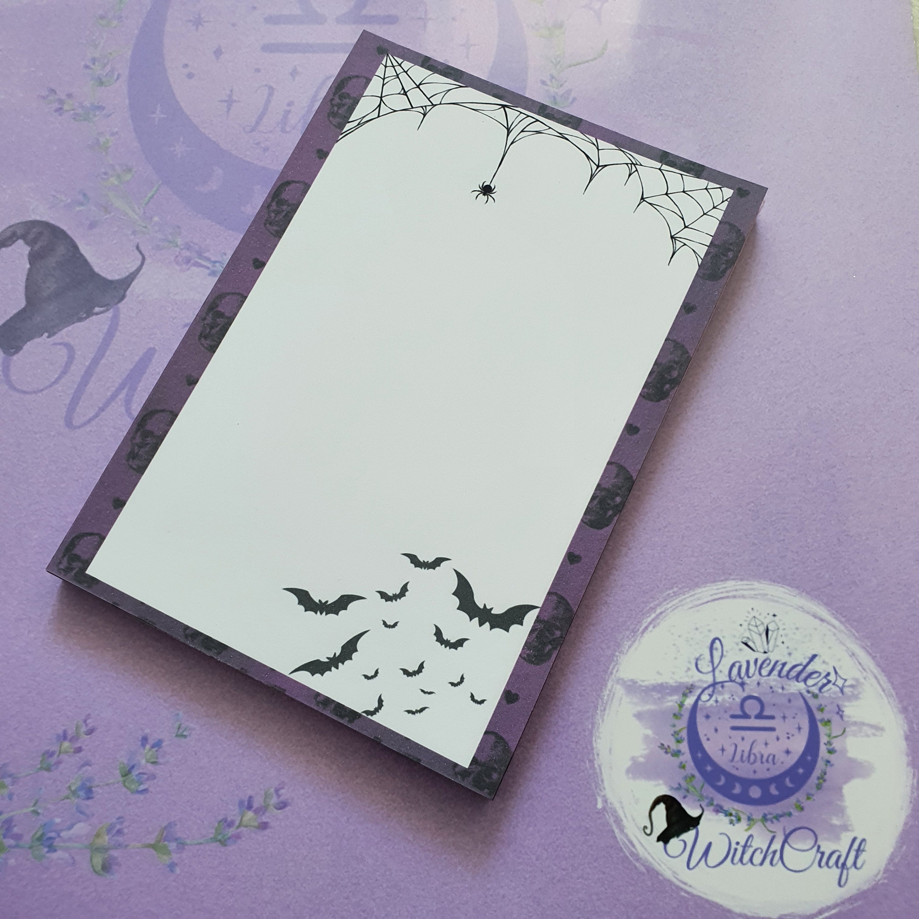 Notepad A6 Writing Pad Gothic Witchcraft Witchy Etsy