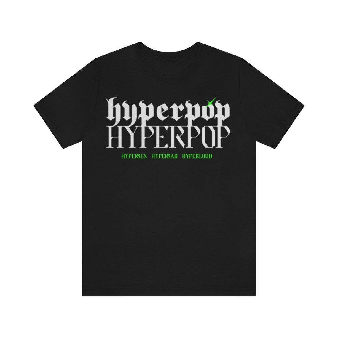 Hyperpop Logo in Neon Green | Etsy
