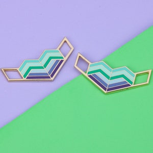Gay MLM Pride Flag Love Lace Locks Shoe Clips Charm - Fashion Accessories Transgender Pride Genderqueer Shoelaces Gay Pride Non-Binary Pride