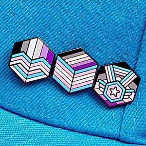 Transgender Asexual Pride Pins Flag Love Medal Toric Agender Pins ...