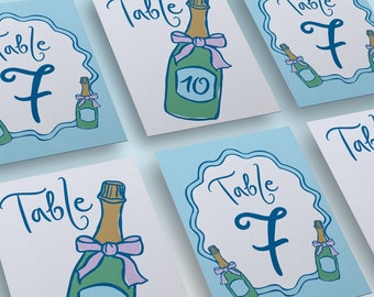 Wedding Table Numbers | The Reed Collection | Custom | Printable | Digital