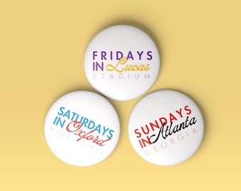 CUSTOM Gameday Anywhere Buttons