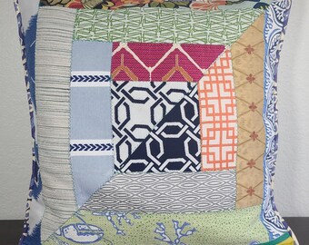 Patchwork Country Style Decorative Throw Pillow Cover