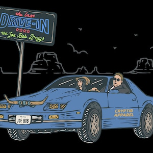 The Last Drive In with Joe Bob Briggs Car Unisex Shirt
