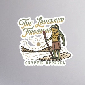Loveland Frogman Sticker
