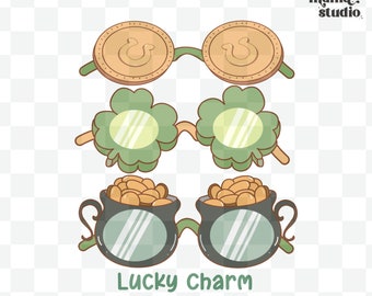 Glücksbringer png, st. Patrick's Day, goldener Topf, goldenes Kleeblatt, lustiges St Patrick's Day png, Retro Klee, Kinder T-Shirt, Goldmünzen, Kobold