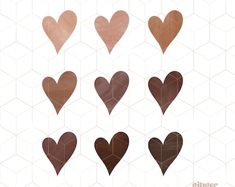 melanin hearts png, melanin, shades of beauty, skin tone shades, skin color, skin tone hearts, melanin shirt design, sublimation design png