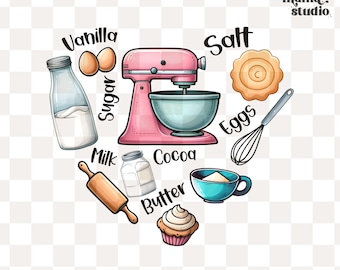 baking heart mash png, pink mixer, baking heart, kitchen utensils, baking supplies, kitchen tools, homemaker, homestead, sublimation design