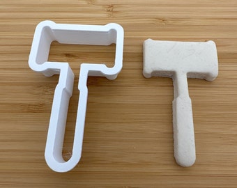 Gavel Cookie, Fondant or Clay Cutter