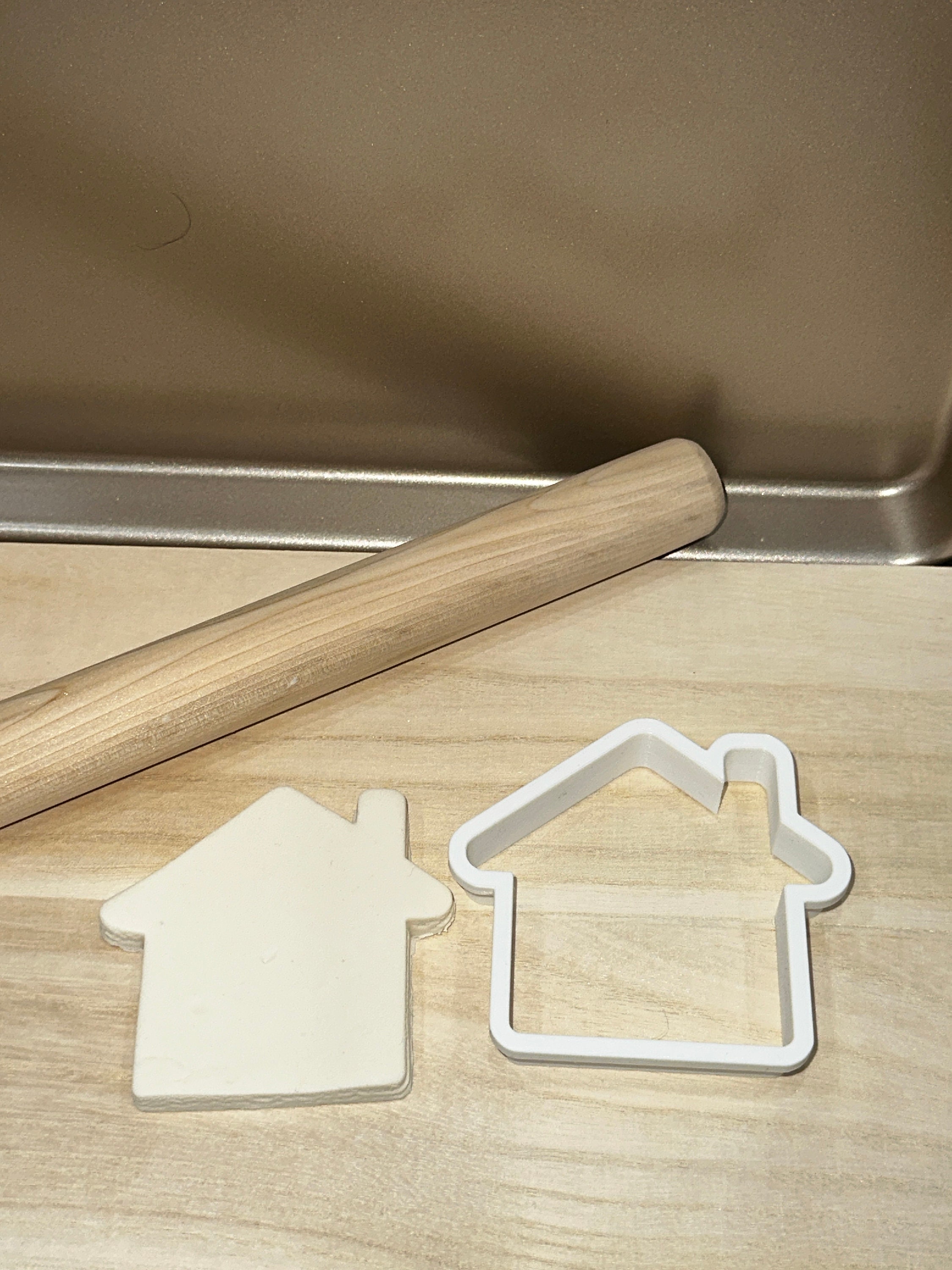 House or Home Cookie, Fondant or Clay Cutter