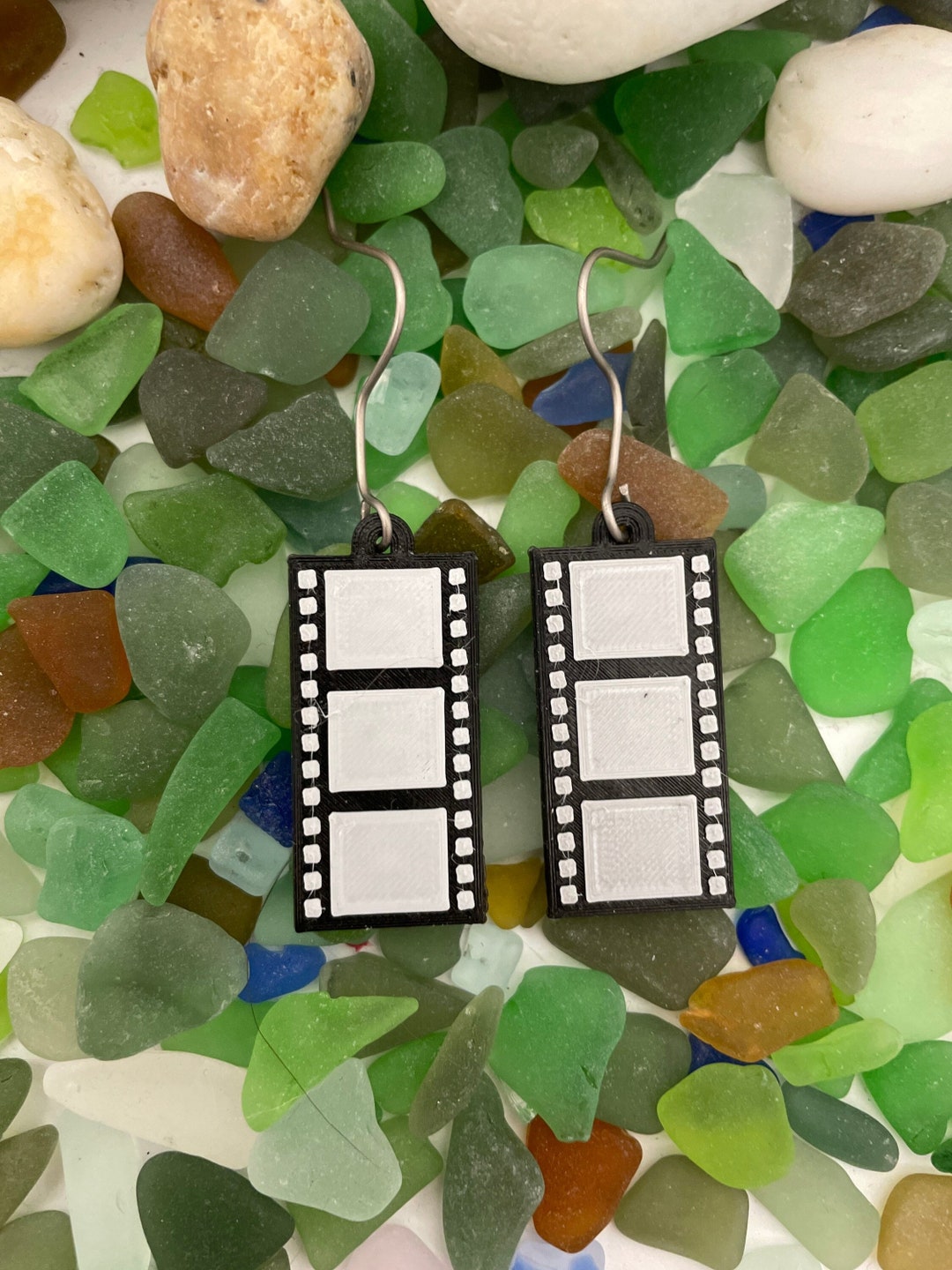 Film Strip Dangle Earrings • Fun Movie Themed Drop Earrings • Quirky ...