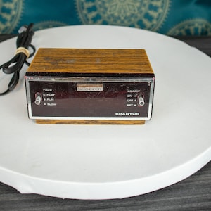 Spartus Vintage Alarm Clock 1978