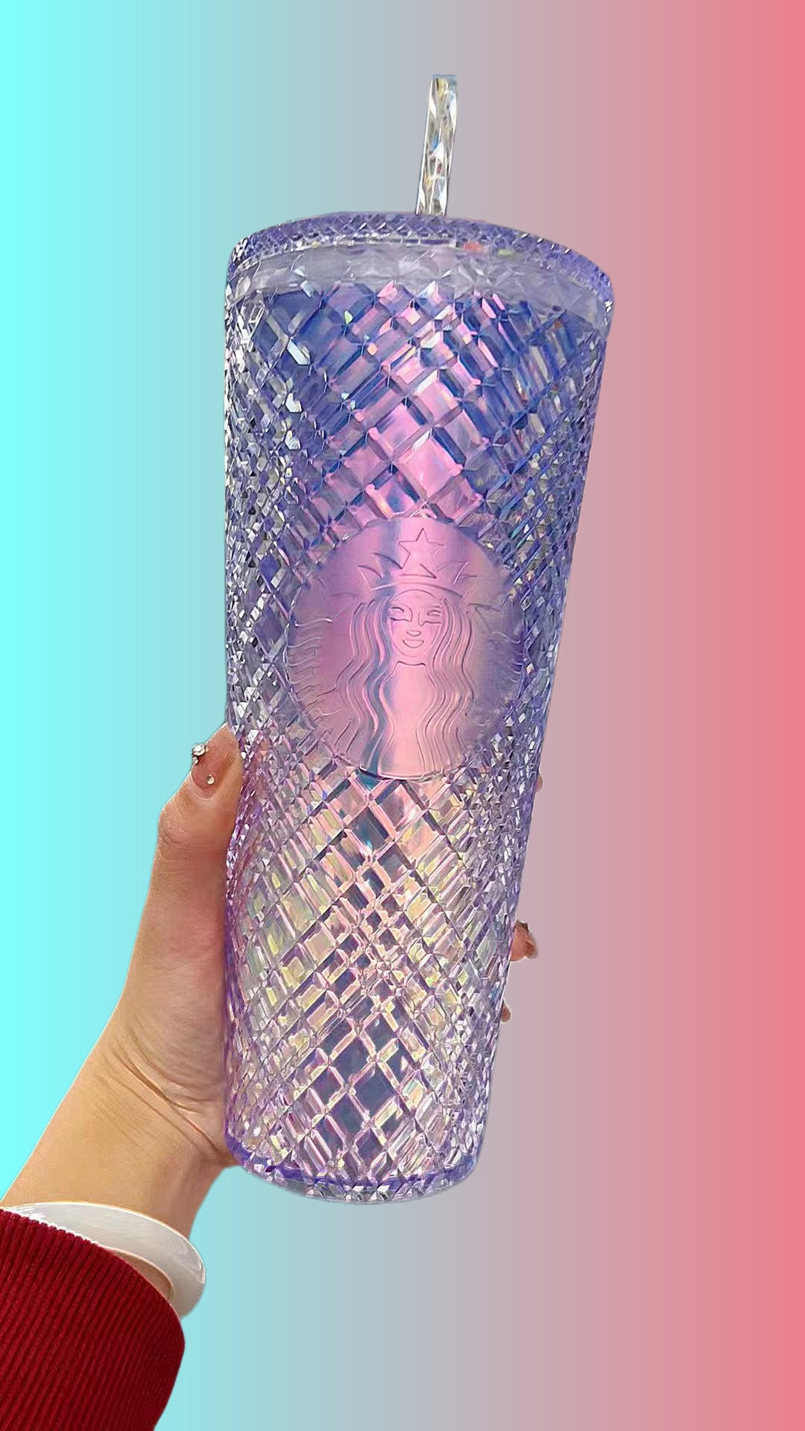 Starbucks Laser Purple Studded Tumbler 710ML Venti Plastic Etsy